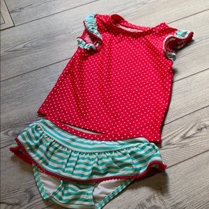 Two piece bathing suit